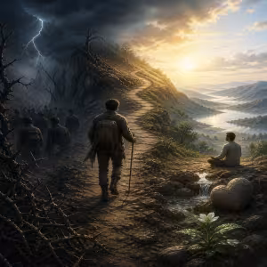 The Road I took alone